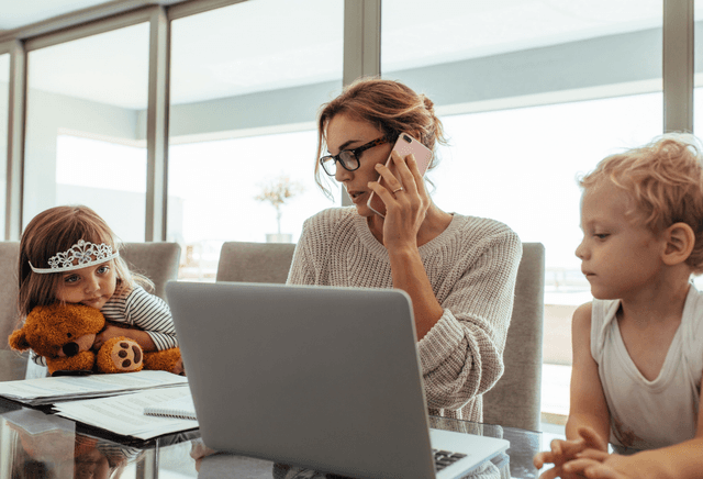 Working from home with kids